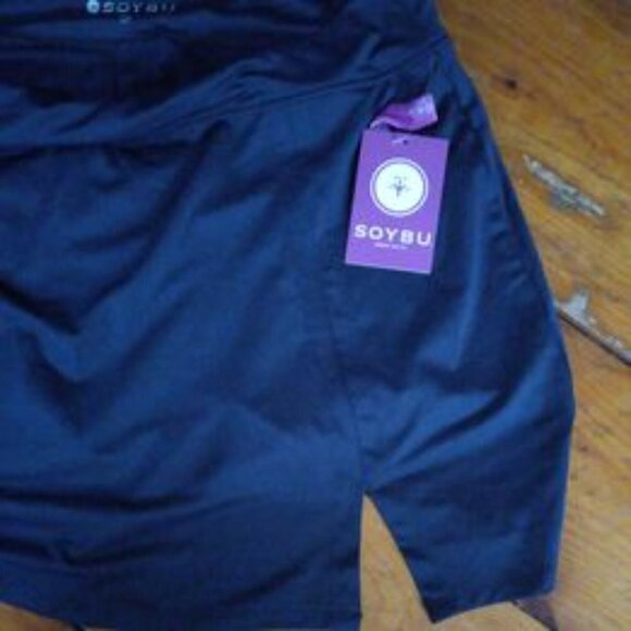 Soybu Skort Size XXL Navy Endurance Shorts Stretch Pull On Women's. NWT - Picture 4 of 5